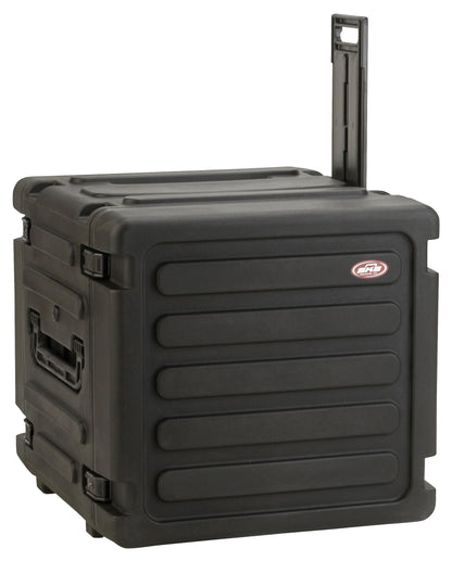 10U Shock Mount Rack, with wheels and handle
