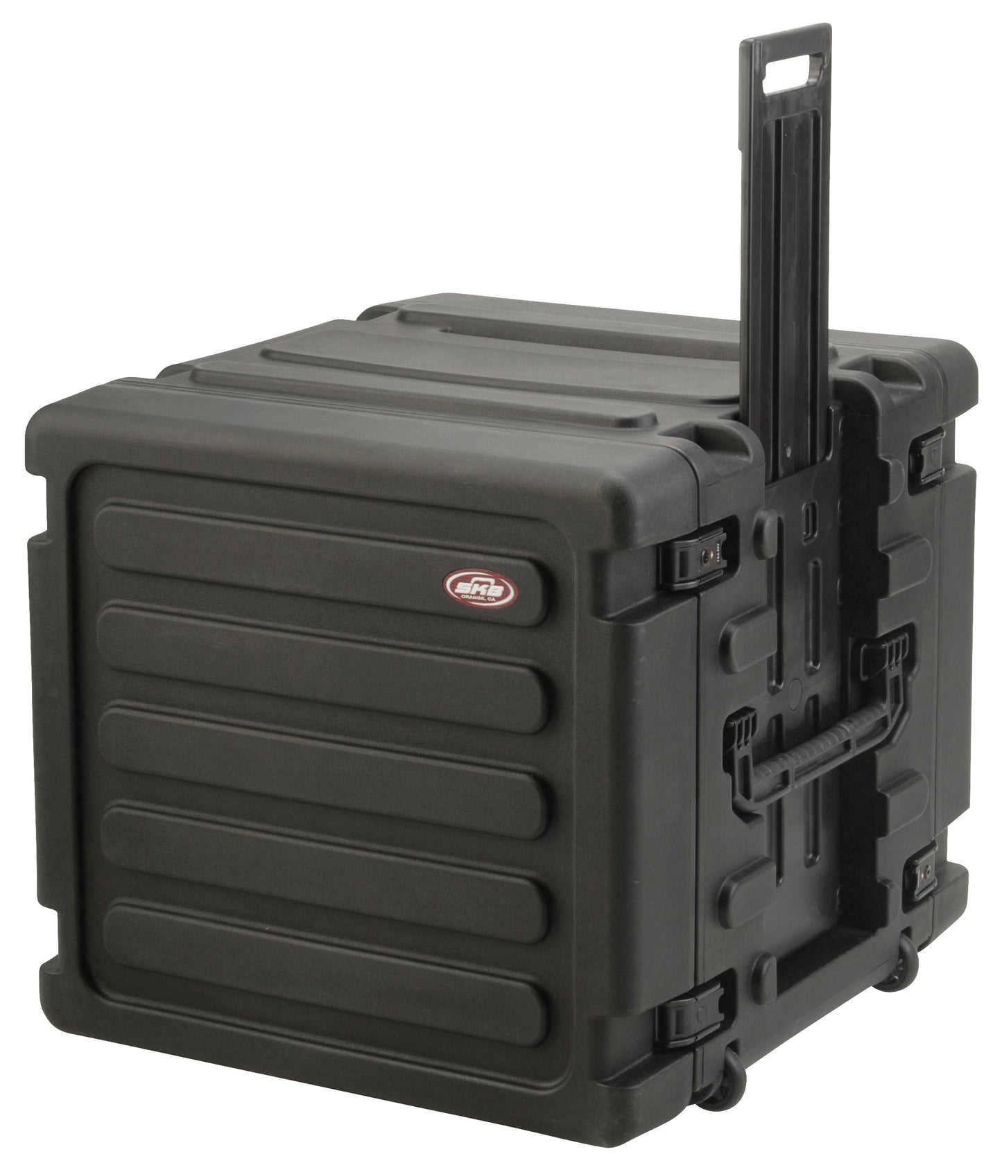 10U Shock Mount Rack, with wheels and handle