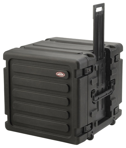 10U Shock Mount Rack, with wheels and handle