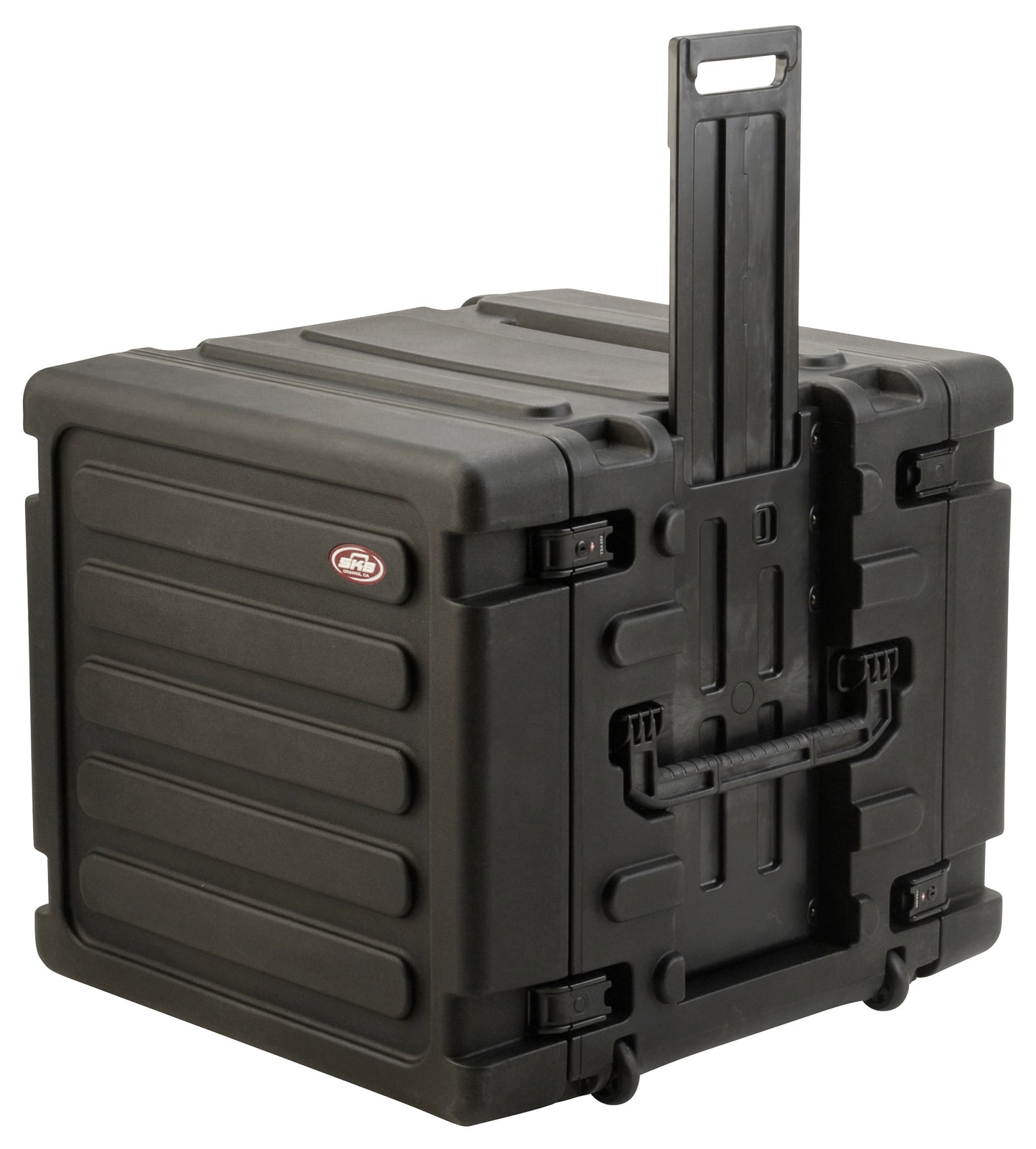 10U Shock Mount Rack, with wheels and handle