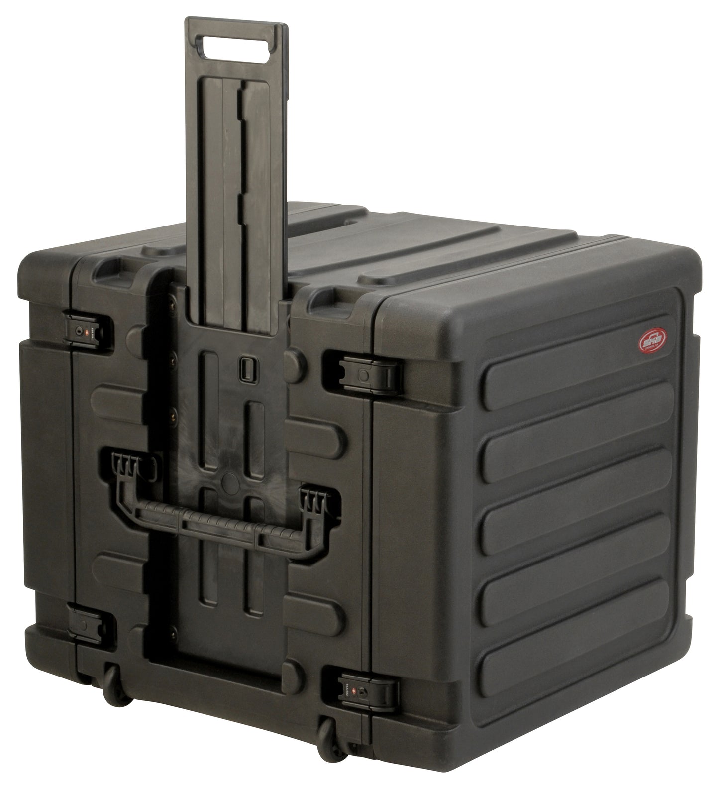 10U Shock Mount Rack, with wheels and handle