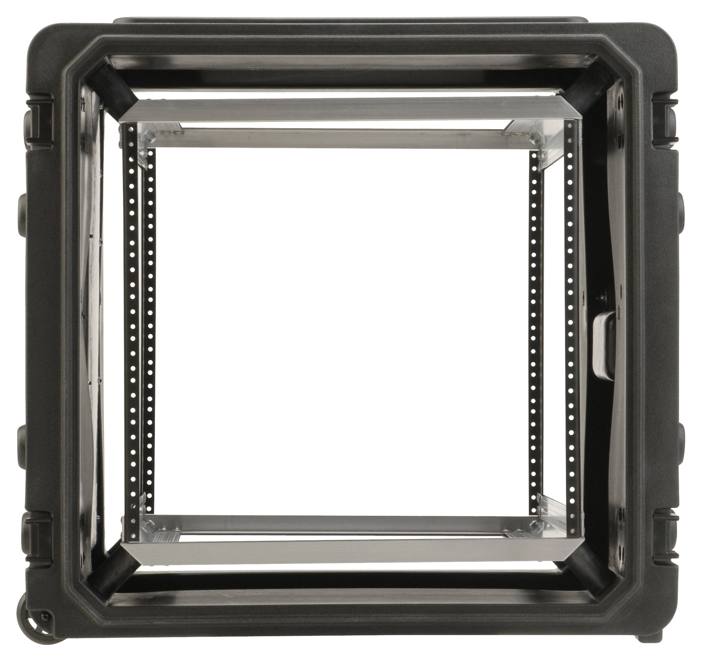 10U Shock Mount Rack, with wheels and handle