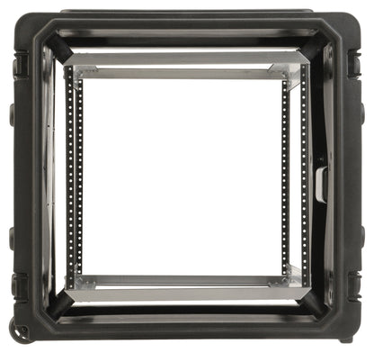 10U Shock Mount Rack, with wheels and handle