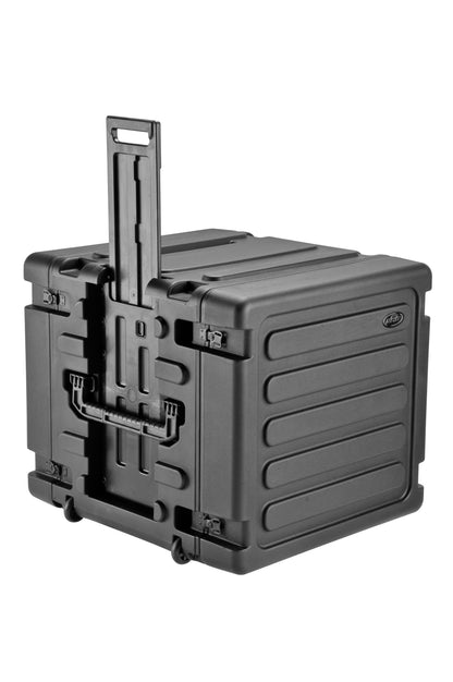 10U Shock Mount Rack, with wheels and handle
