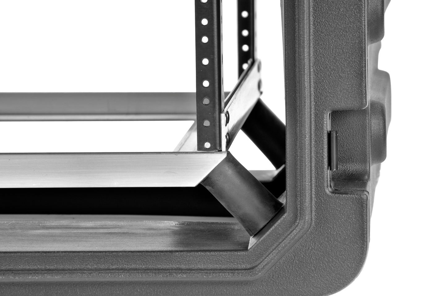 10U Shock Mount Rack, with wheels and handle