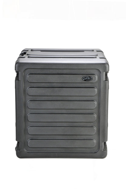 12U Shock Mount Rack, with wheels and handle