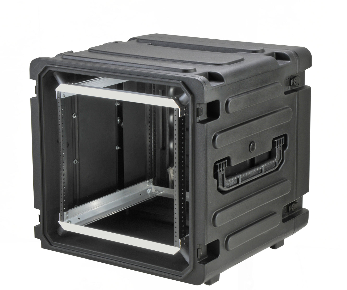 12U Shock Mount Rack, with wheels and handle