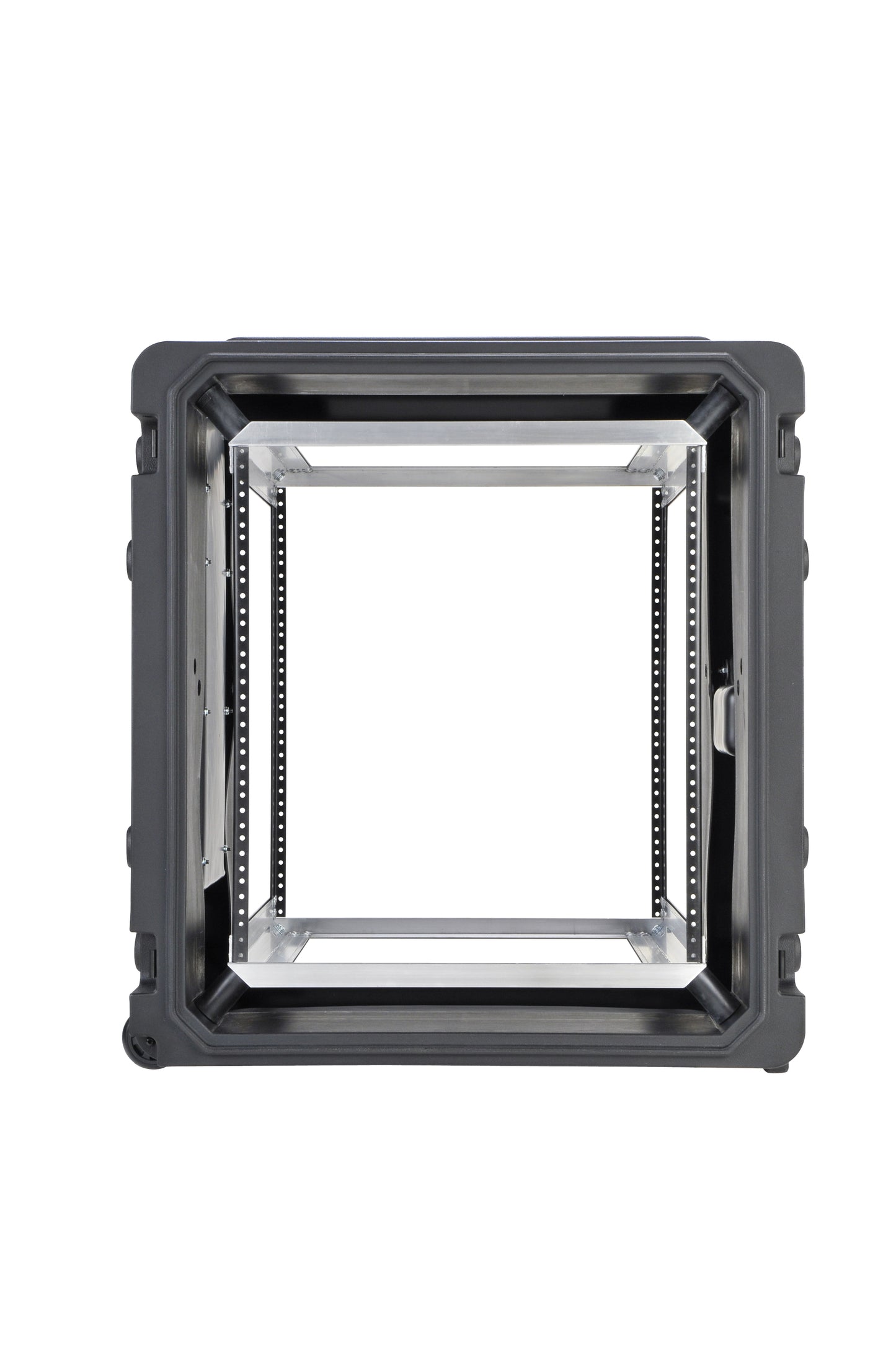 12U Shock Mount Rack, with wheels and handle