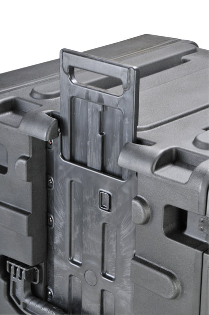 12U Shock Mount Rack, with wheels and handle