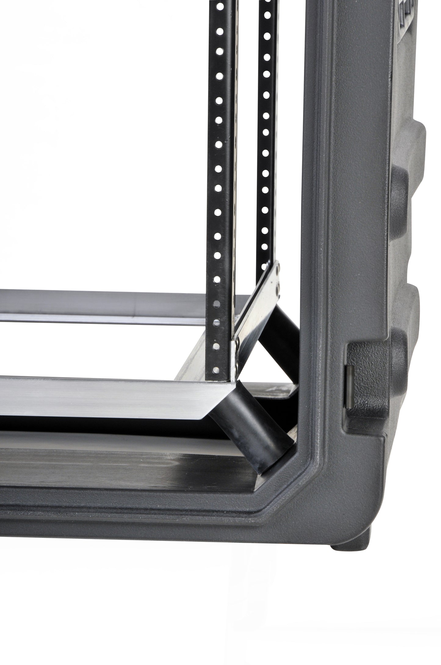 12U Shock Mount Rack, with wheels and handle