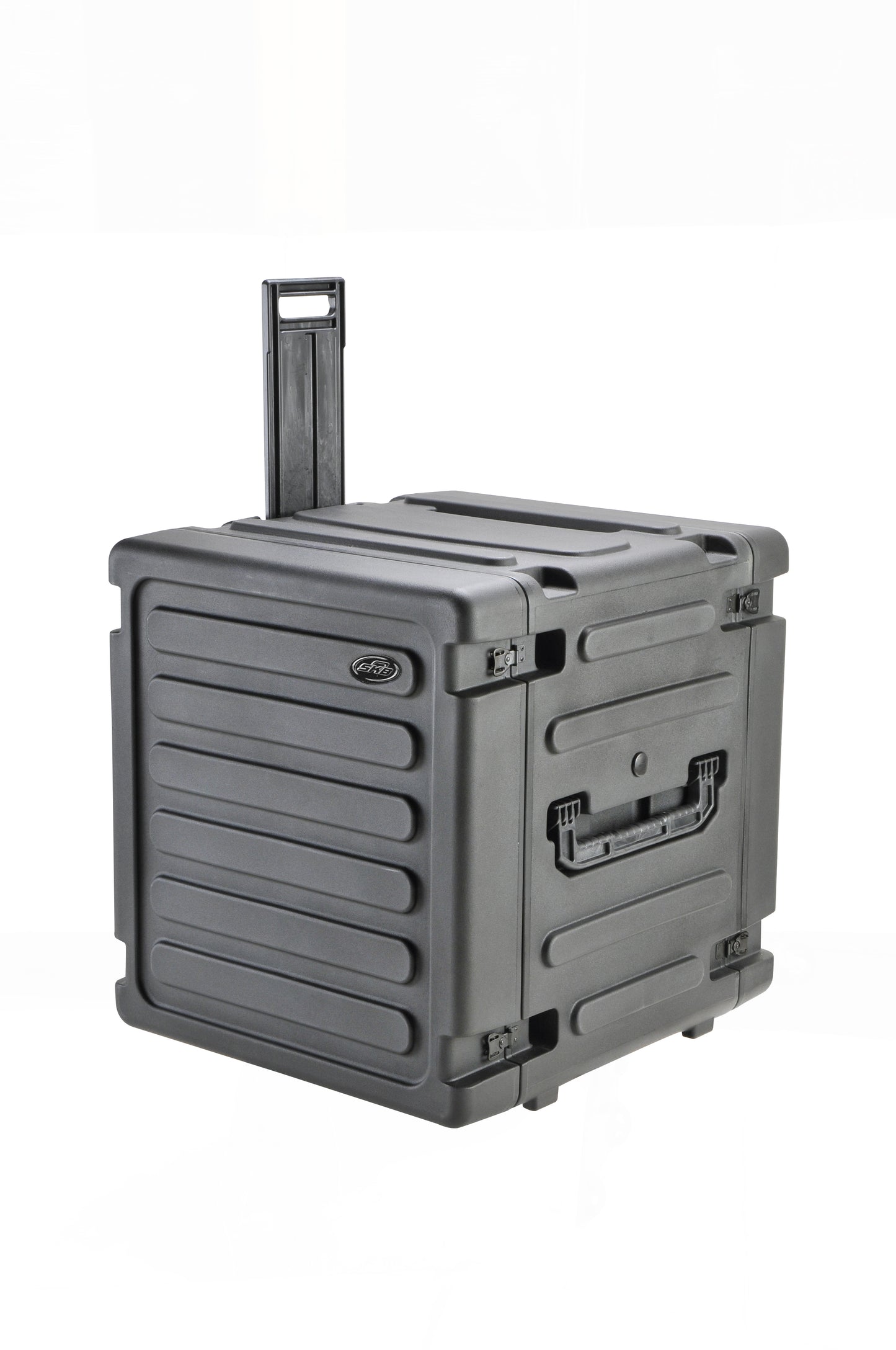 12U Shock Mount Rack, with wheels and handle