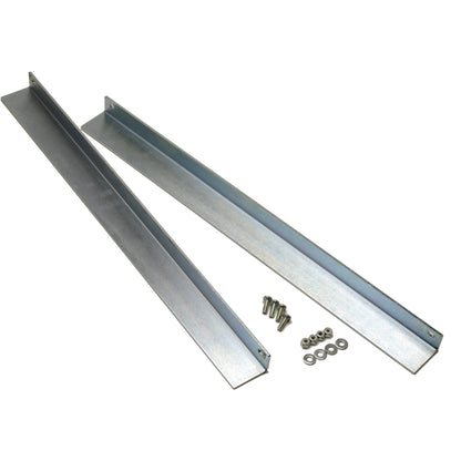 Support rails - stl. zinc plated - Fits only on 30 Shock racks 29.5 x 2 x 1.25