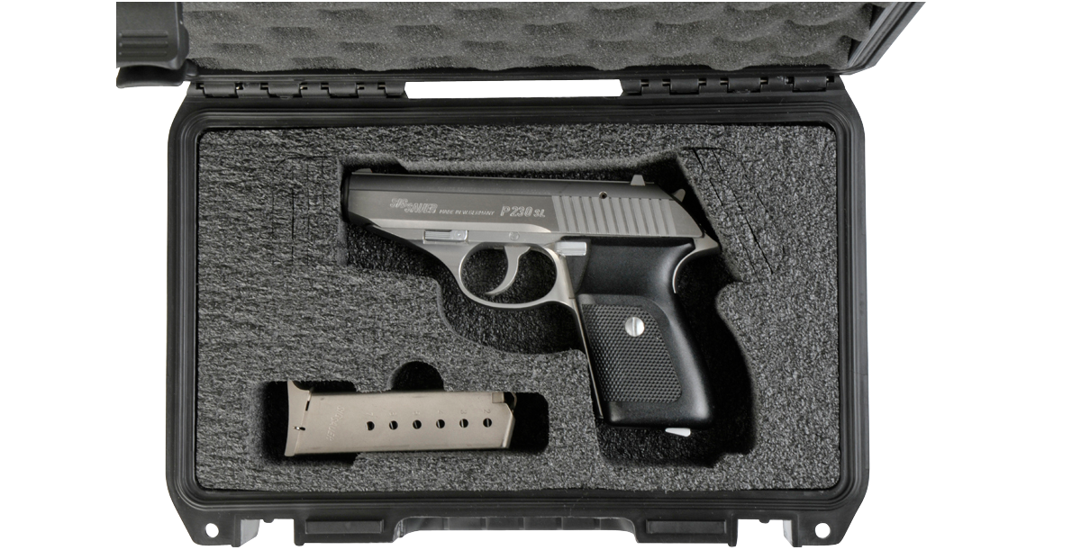 iSeries Pistol Case, Customizable Foam, Small, Black