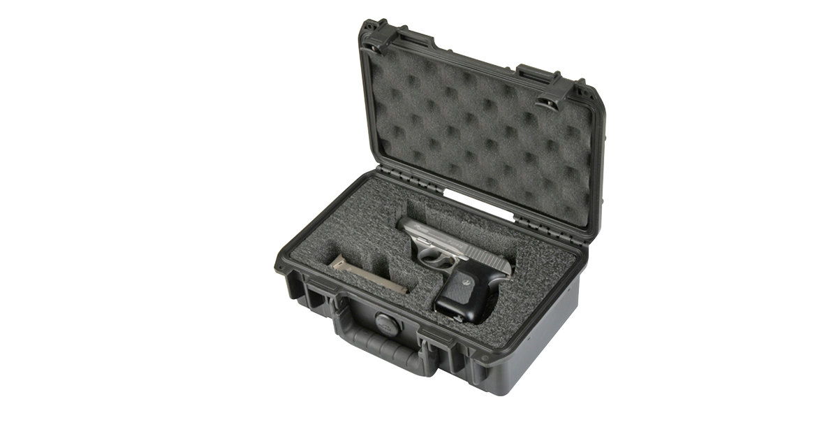 iSeries Pistol Case, Customizable Foam, Small, Black