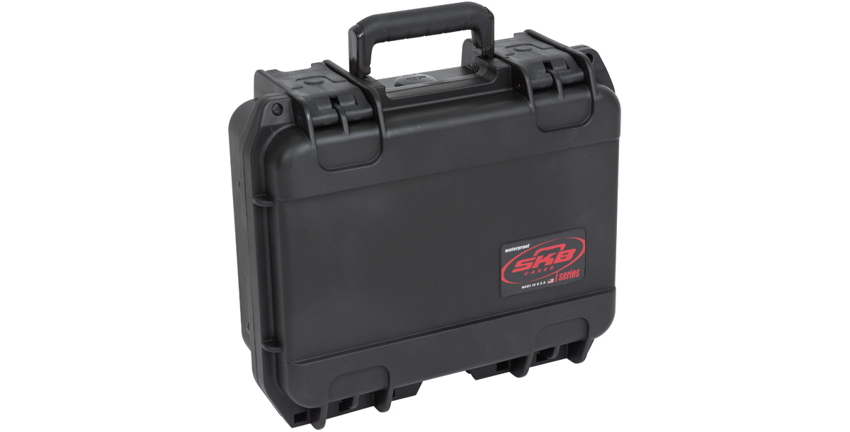 iSeries Pistol Case, 12" x 9" x 4" Layered Foam, Black