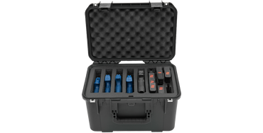 iSeries Multi Hand gun case, custom foam, 4 gun, Black