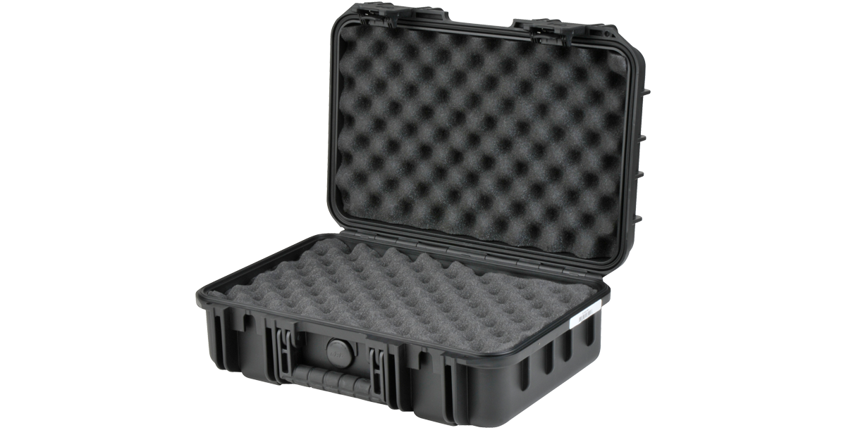 iSeries Pistol Case, 16" x 10" x 5 1/2" Layered Foam, Black