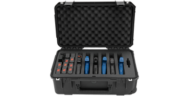iSeries Multi Hand gun case, custom foam, 6 gun, Black