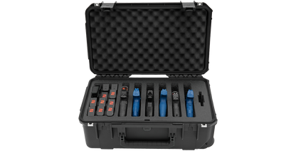 iSeries Multi Hand gun case, custom foam, 6 gun, Black