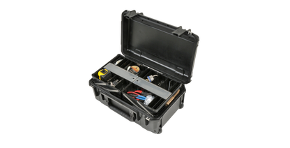 iSeries Tool/Tech Box With Pull Out Trays w/Wheels, Black