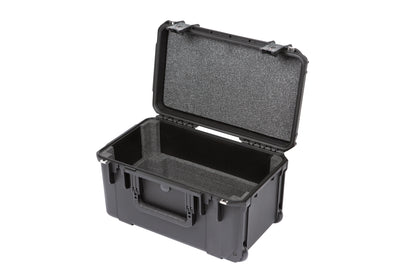 iSeries Case w Removeable 3U Injection Molded 9 Deep Rack Cage, TSA Latches, Wheels