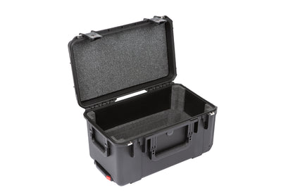 iSeries Case w Removeable 3U Injection Molded 9 Deep Rack Cage, TSA Latches, Wheels