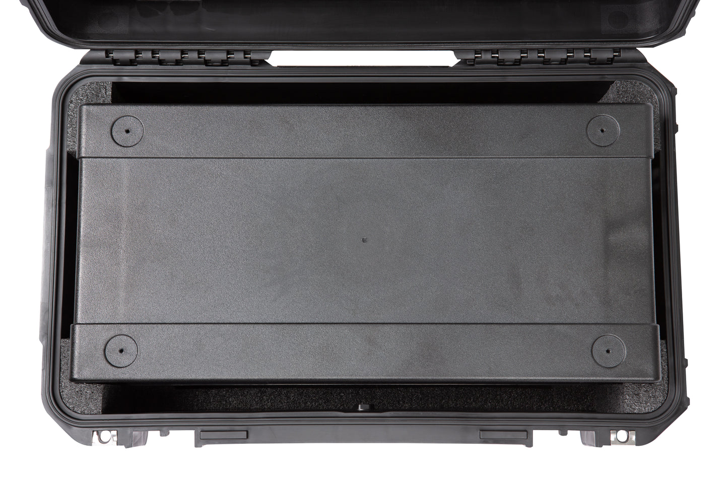 iSeries Case w Removeable 3U Injection Molded 9 Deep Rack Cage, TSA Latches, Wheels