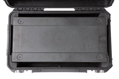 iSeries Case w Removeable 3U Injection Molded 9 Deep Rack Cage, TSA Latches, Wheels