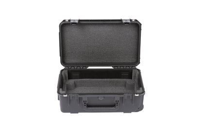 iSeries Case w Removeable 2U Injection Molded 9 Deep Rack Cage, Carry-on size, TSA Latches, Wheels
