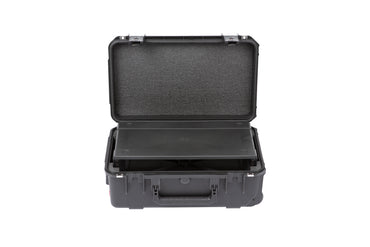 iSeries Case w Removeable 2U Injection Molded 9 Deep Rack Cage, Carry-on size, TSA Latches, Wheels