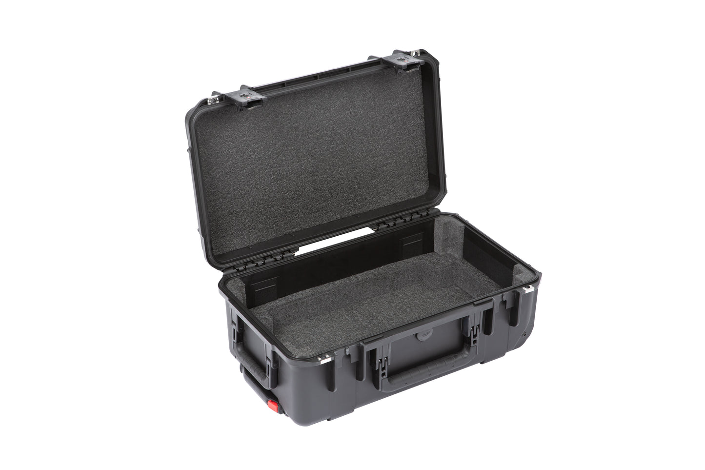 iSeries Case w Removeable 2U Injection Molded 9 Deep Rack Cage, Carry-on size, TSA Latches, Wheels