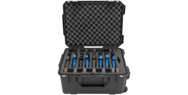 iSeries Multi Hand gun case, custom foam, 8 gun, Black