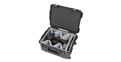iSeries Drone Case, Padded Dividers, Wheels, Black