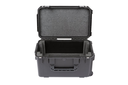 iSeries Case w Removeable 4U Injection Molded 9 Deep Rack Cage, TSA Latches, Wheels