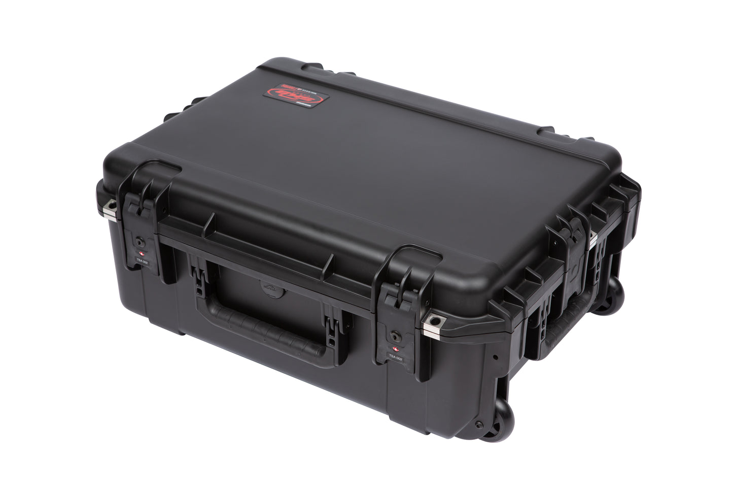 iSeries Case with Removeable 2U Injection Molded 13 Deep Rack Cage, TSA Latches, Wheels