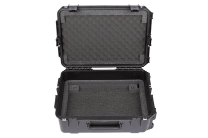 iSeries Case with Removeable 2U Injection Molded 13 Deep Rack Cage, TSA Latches, Wheels