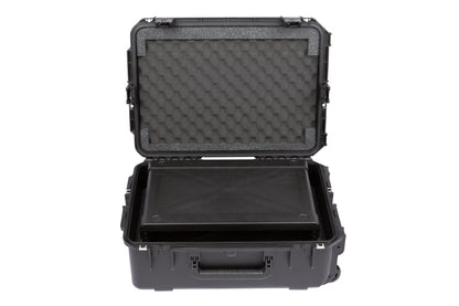 iSeries Case with Removeable 2U Injection Molded 13 Deep Rack Cage, TSA Latches, Wheels