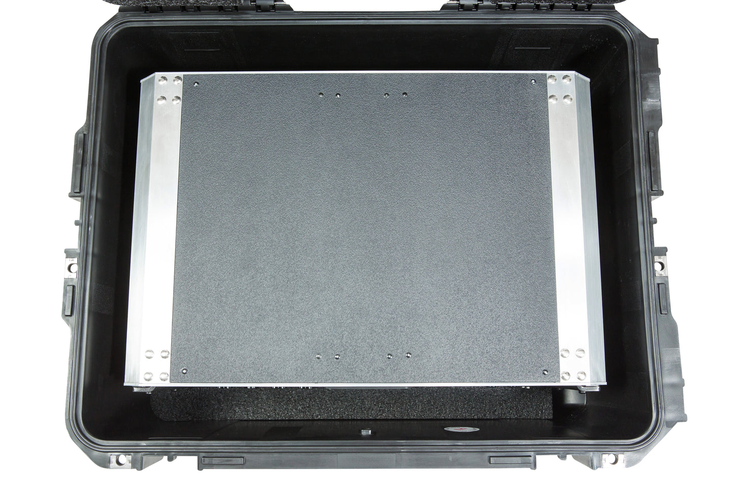 iSeries Case with Removeable 3U Injection Molded 20 Rack Cage, TSA Locking Latches, Wheels