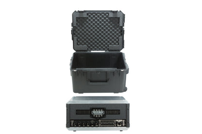 iSeries Case with Removeable 3U Injection Molded 20 Rack Cage, TSA Locking Latches, Wheels