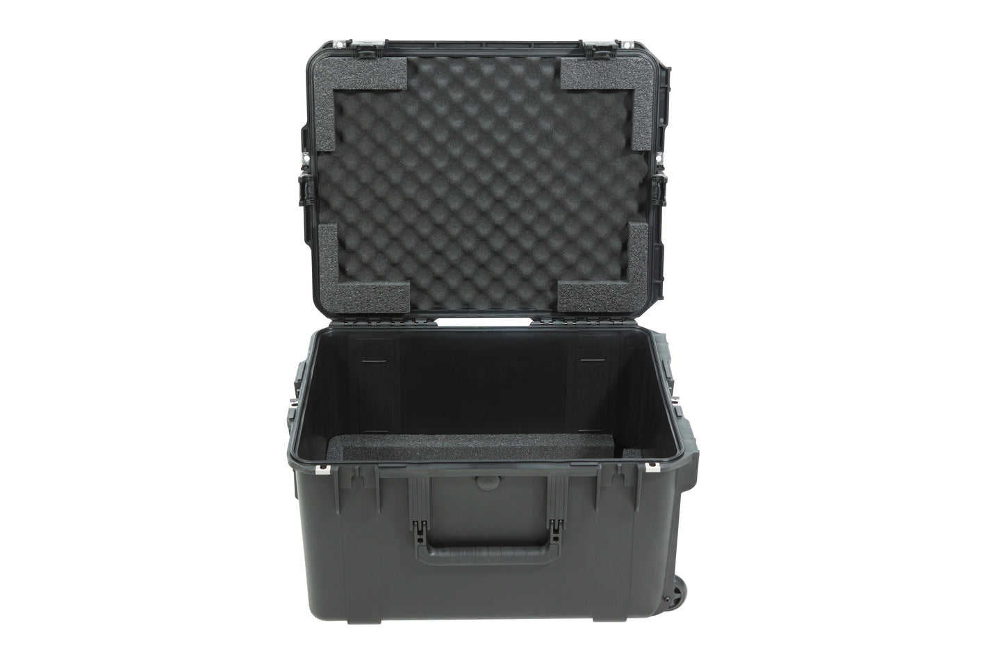 iSeries Case with Removeable 3U Injection Molded 20 Rack Cage, TSA Locking Latches, Wheels
