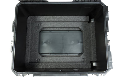 iSeries Case with Removeable 3U Injection Molded 20 Rack Cage, TSA Locking Latches, Wheels