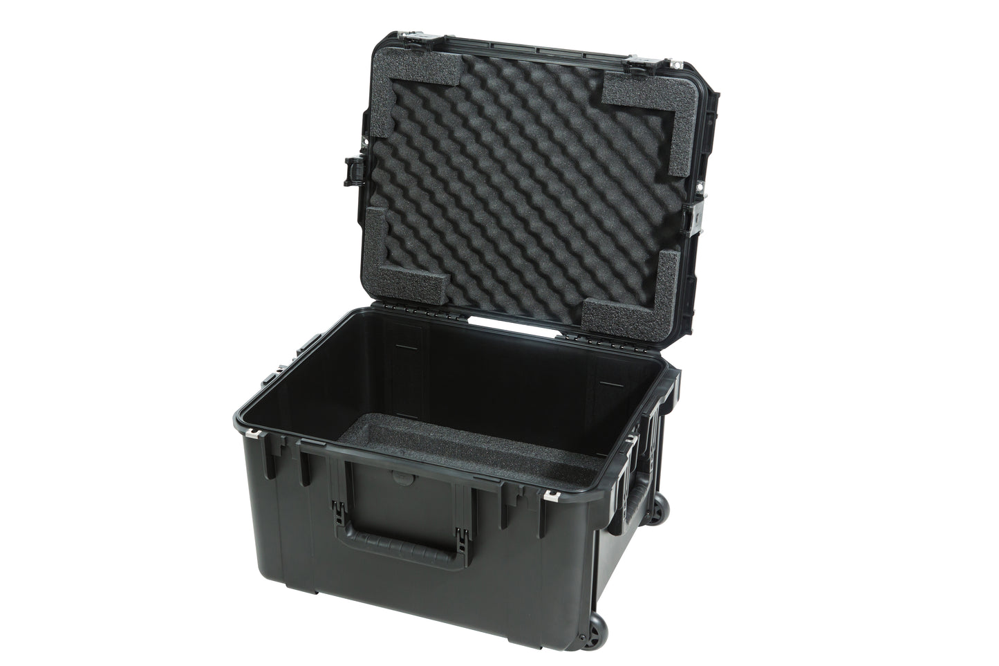 iSeries Case with Removeable 3U Injection Molded 20 Rack Cage, TSA Locking Latches, Wheels