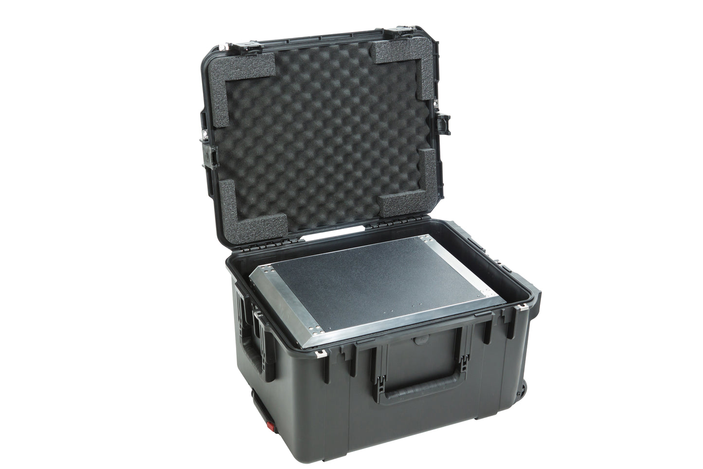 iSeries Case with Removeable 3U Injection Molded 20 Rack Cage, TSA Locking Latches, Wheels