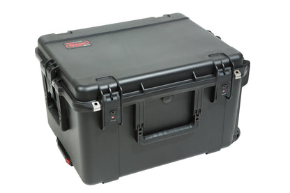 iSeries Case with Removeable 3U Injection Molded 20 Rack Cage, TSA Locking Latches, Wheels