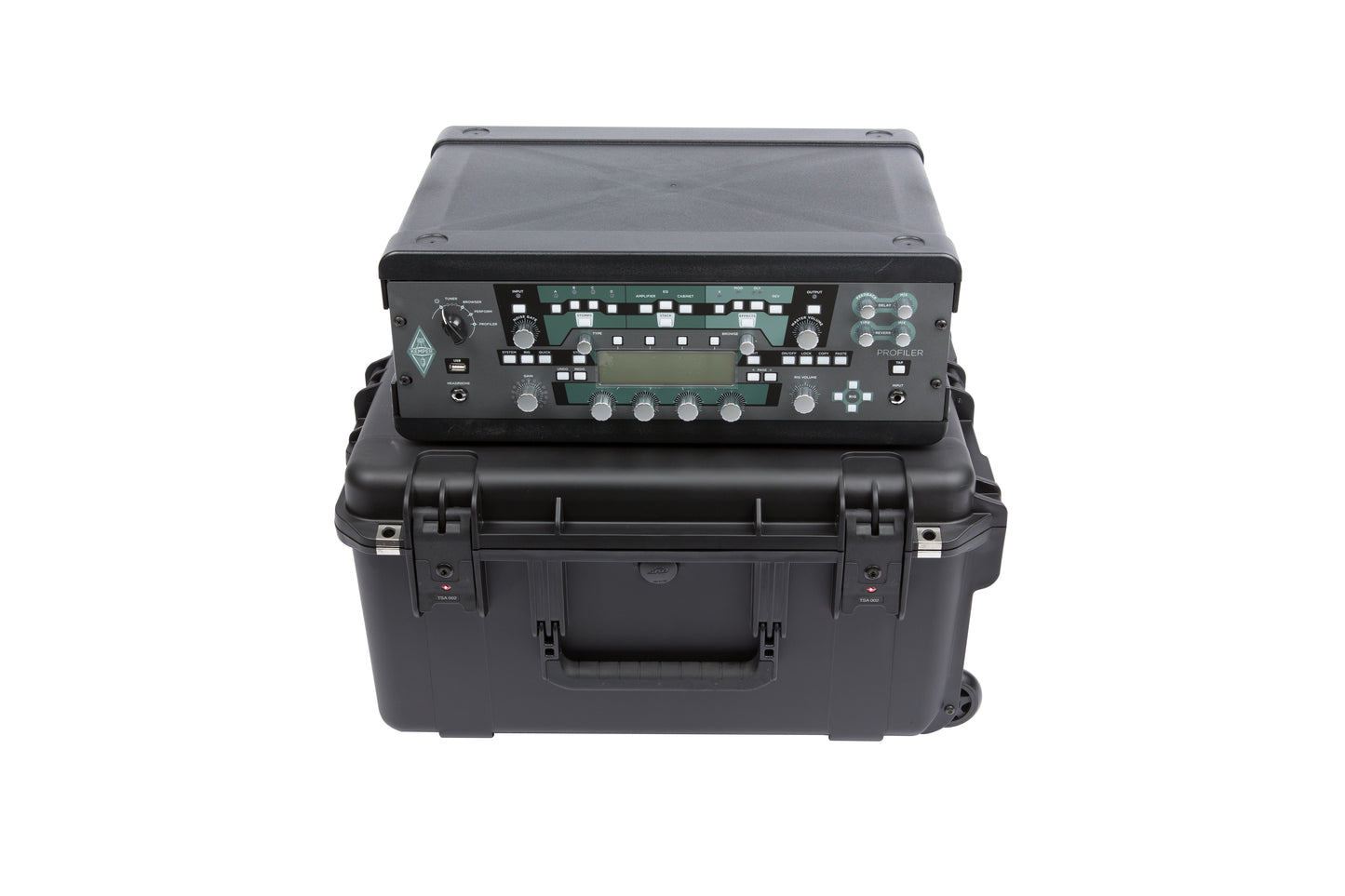 iSeries Case with Removeable 3U Injection Molded Rack Cage, TSA Latches, Wheels