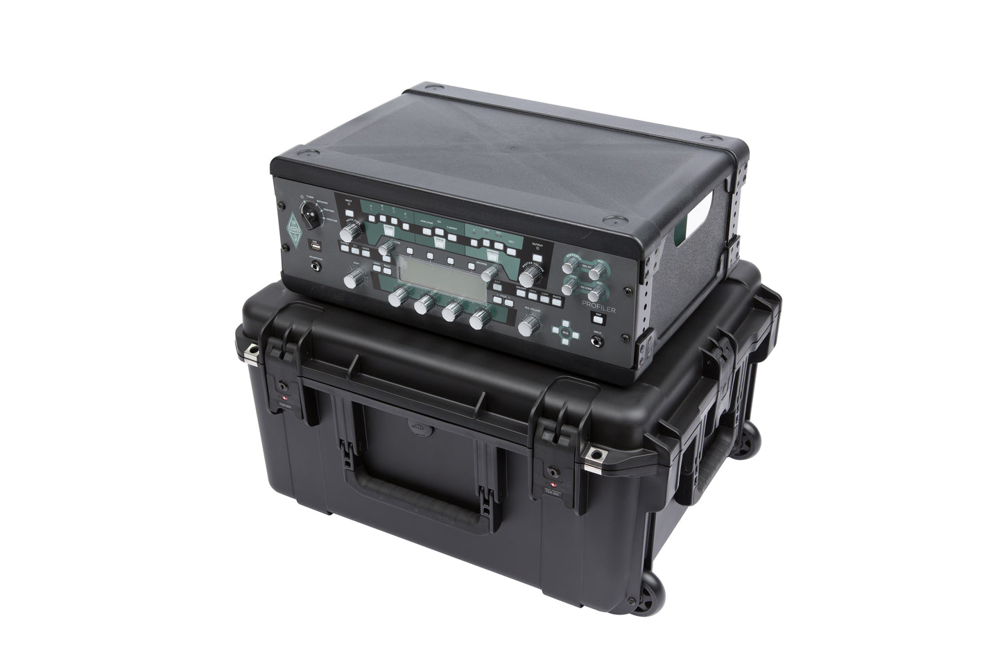 iSeries Case with Removeable 3U Injection Molded Rack Cage, TSA Latches, Wheels