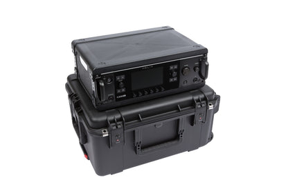 iSeries Case with Removeable 3U Injection Molded Rack Cage, TSA Latches, Wheels