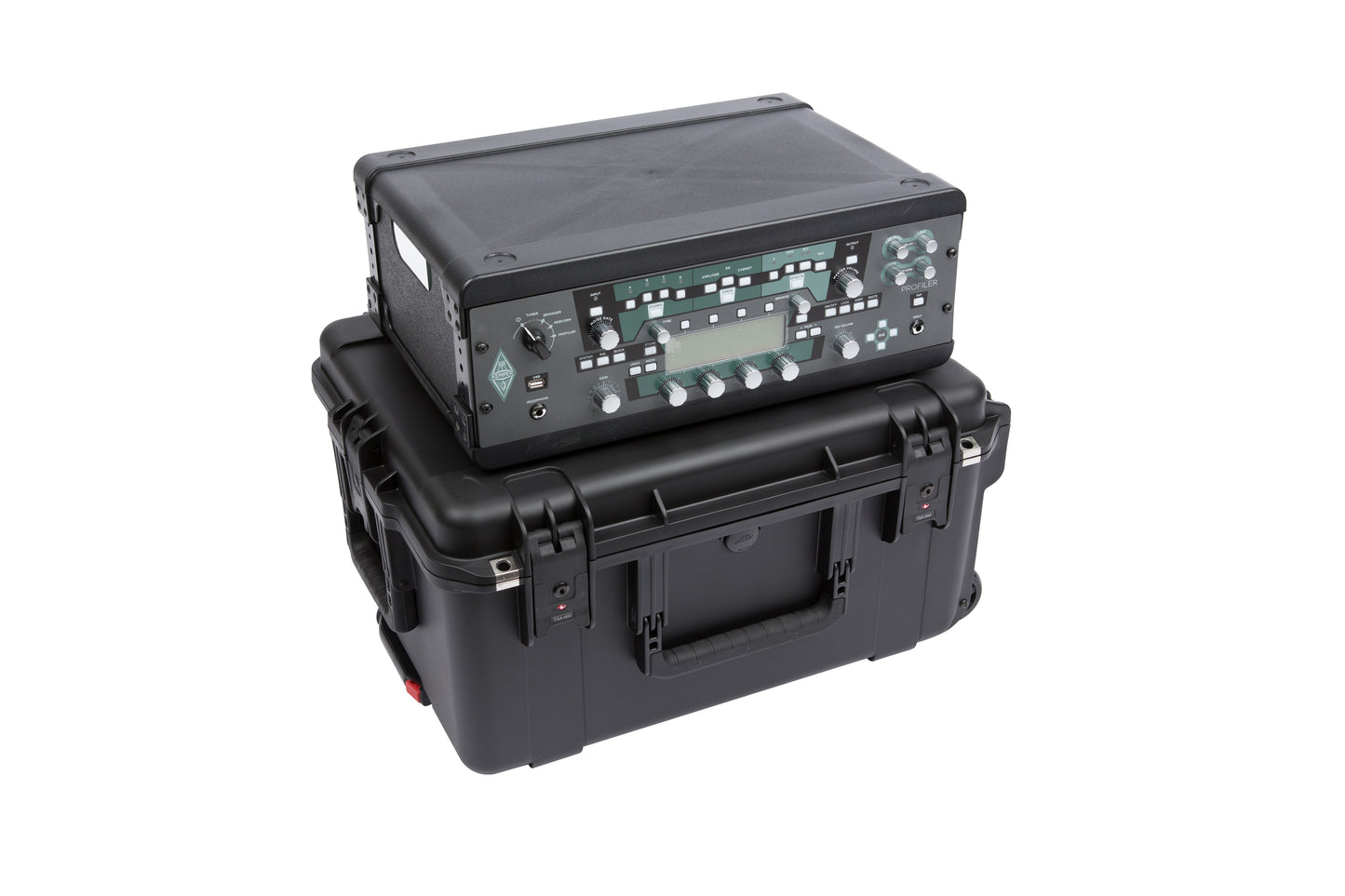 iSeries Case with Removeable 3U Injection Molded Rack Cage, TSA Latches, Wheels