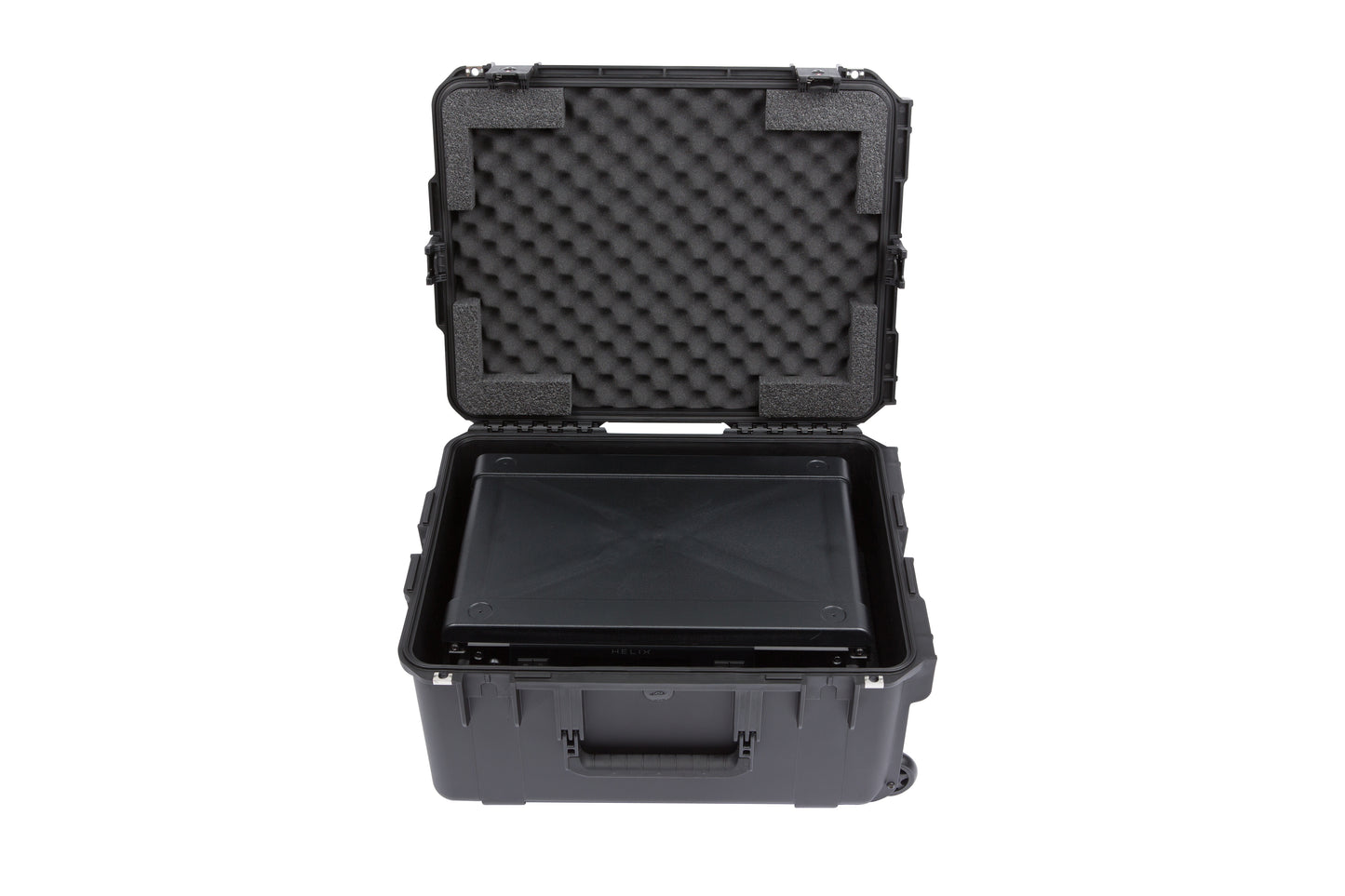 iSeries Case with Removeable 3U Injection Molded Rack Cage, TSA Latches, Wheels