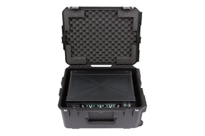 iSeries Case with Removeable 3U Injection Molded Rack Cage, TSA Latches, Wheels